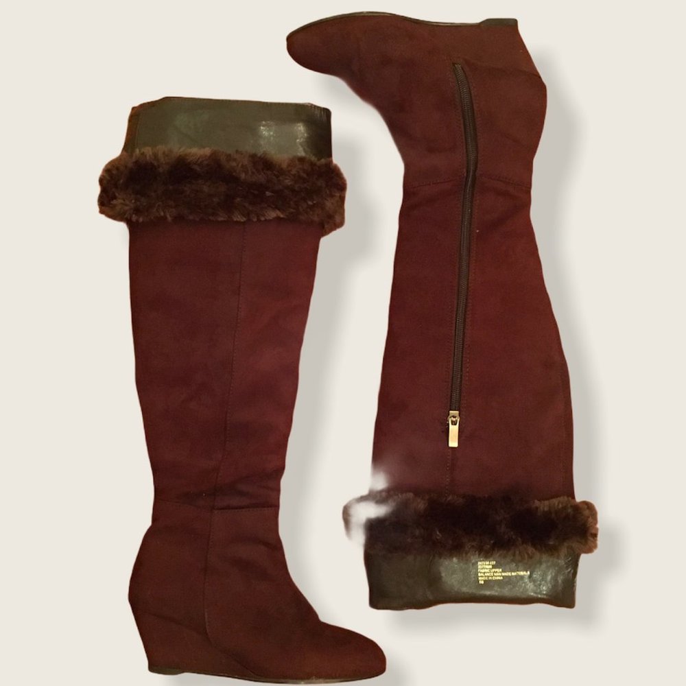 Euc Wedge Otk Boots Colin Stuart For Vs - image 1